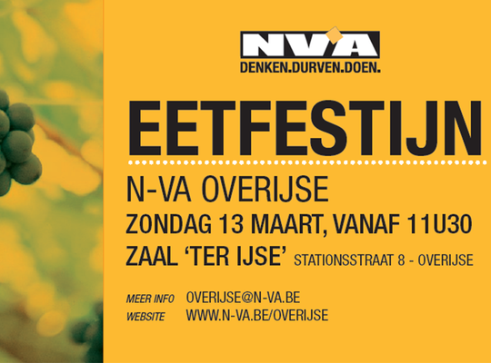 eetfestijn N-VA Overijse 2016